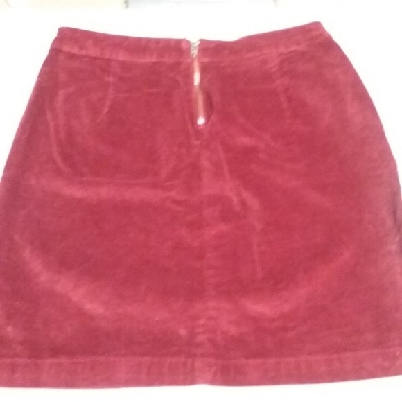 Mossimo Supply Co. Women's Velvet Studded Skirt in Size 2 - Picture 3 of 5